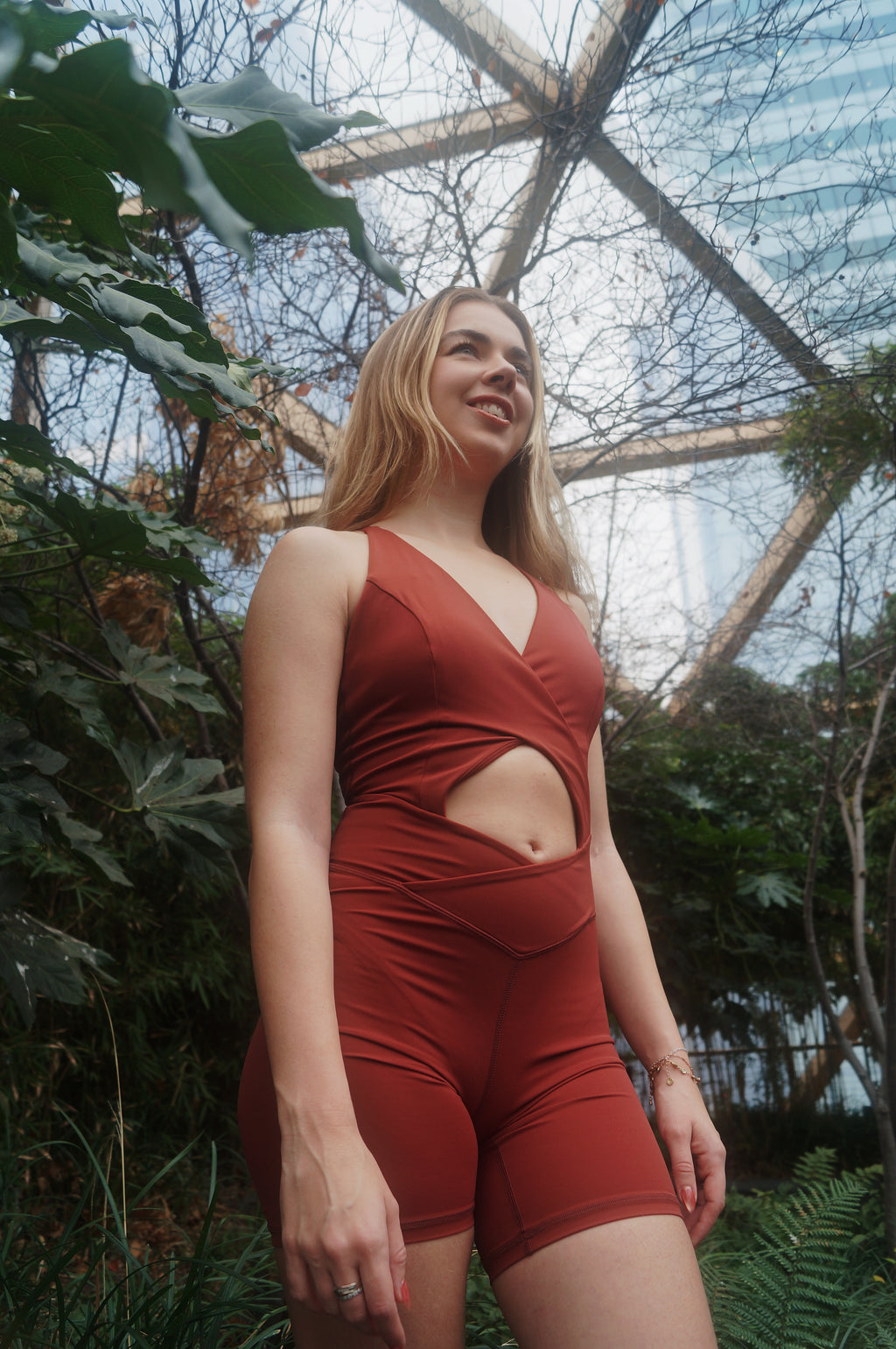 The Flow Playsuit – Auburn