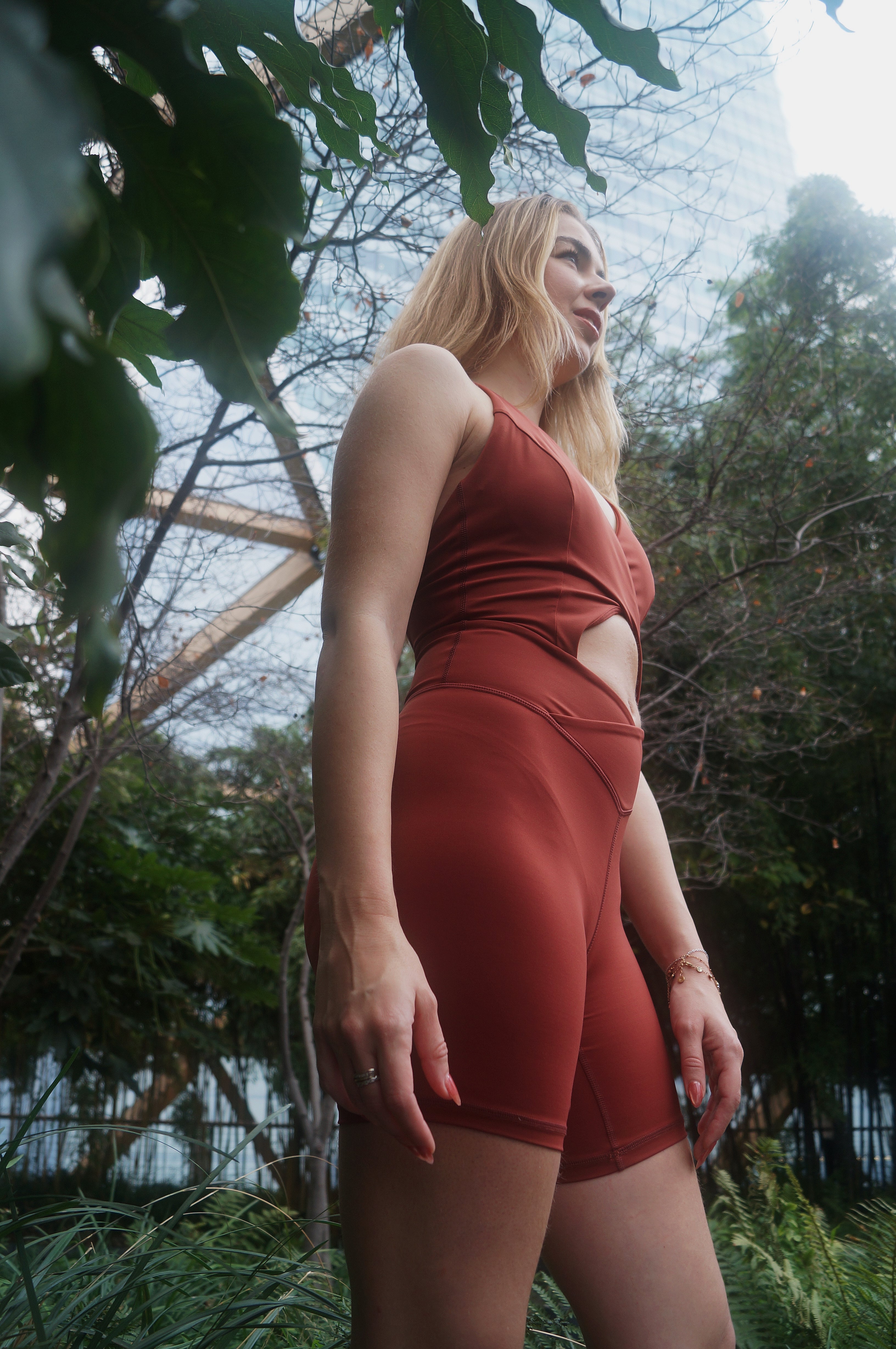 The Flow Playsuit – Auburn