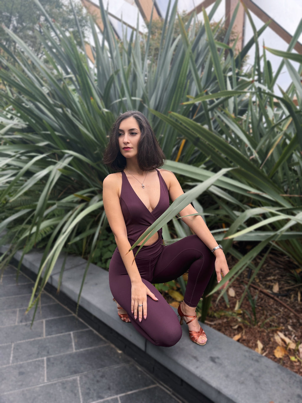 The Flow Jumpsuit – Plum