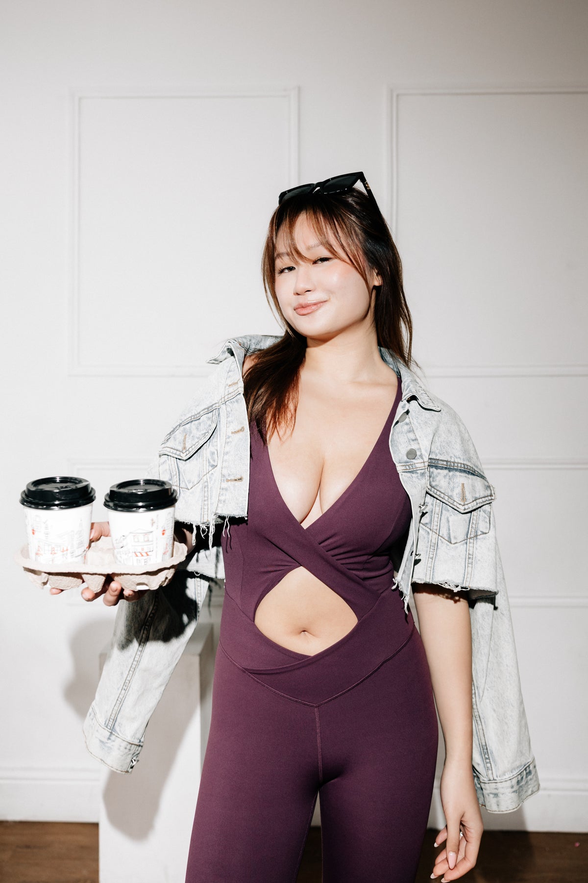 The Flow Jumpsuit – Plum