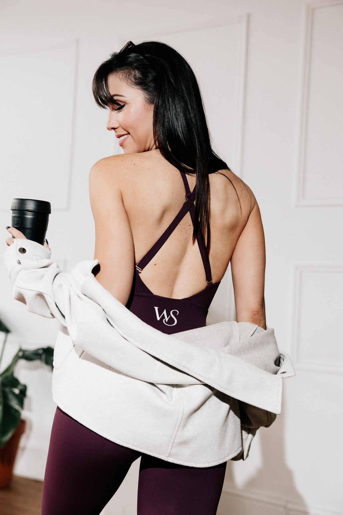 The Flow Jumpsuit – Plum